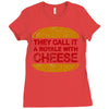 royale with cheese Ladies Fitted T-Shirt