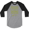 education is important but skiing is importanter 3/4 Sleeve Shirt