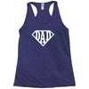 super dad diamond superhero Racerback Tank