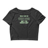 what part of binary code don't you understand Crop Top