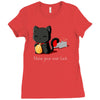 make your own luck Ladies Fitted T-Shirt