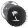 palm tree Pin-back button