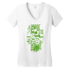 snake crest Women's V-Neck T-Shirt