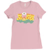 pizza campfire story Ladies Fitted T-Shirt