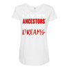 my ancestors wildest dream Maternity Scoop Neck T-shirt