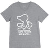 game and watch parody video game V-Neck Tee