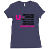 U=U Undetectable = Untransmittable Ladies Fitted T-Shirt