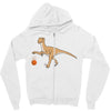 T-Rex Basketball Zipper Hoodie