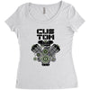 mechanic custom Women's Triblend Scoop T-shirt