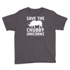 save the chubby unicorns Youth Tee
