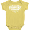farmer's daughter funny Baby Onesie