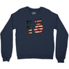 team 10 american flag Crewneck Sweatshirt