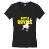 ride the rocket battle gaming Women's V-Neck T-Shirt