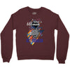 who loves rotweiller Crewneck Sweatshirt
