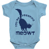 CHECK MEOWT CAT Baby Onesie