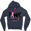 pink spread the hope Zipper Hoodie