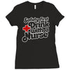 safety first drink with a nurse Ladies Fitted T-Shirt