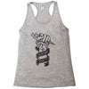 never stop fighting spirit Racerback Tank