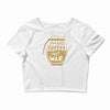 make coffee not war Crop Top