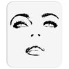 girl eye face black Mousepad
