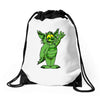 monster cats Drawstring Bags