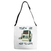 teach me how to love Adjustable Strap Totes
