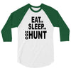 eat sleep hog hunt 3/4 Sleeve Shirt