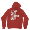 real men shoot raw Unisex Hoodie