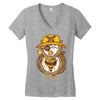 pirate owl Women's V-Neck T-Shirt