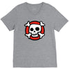 comic skull V-Neck Tee