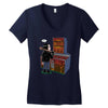whack a survivor Women's V-Neck T-Shirt
