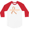 Survivor Of Uterine Cancer 3/4 Sleeve Shirt