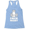 gym cat workout Racerback Tank