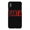 santa red glitter iPhoneX