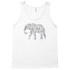 elephant filled pattern cool Tank Top