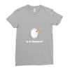is it Unicorn Ladies Fitted T-Shirt