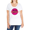 mustache Ladies Curvy T-Shirt