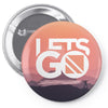 Lets Go Pin-back button
