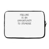 motivation Laptop sleeve