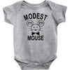 modest mouse rock band black hooded sweatshirt Baby Onesie