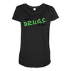 I Don't Do Drugs I Just Smoke Weed Maternity Scoop Neck T-shirt