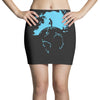 water planet global warming world ocean banksy nature graphic Mini Skirts