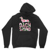 dachshund floral Unisex Hoodie