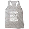Super Cool Nana Of A Freaking Awesome Grandson Racerback Tank