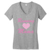running mama Women's V-Neck T-Shirt