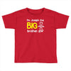 personalised i'm the big brother Toddler T-shirt