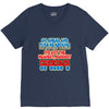 push me around grandma V-Neck Tee
