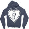 locked Zipper Hoodie