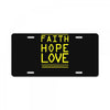 faith, hope and love License Plate
