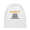 November Girl Hated By Many Baby Beanies